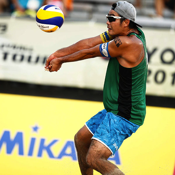 ビーチバレー 畑辺純希